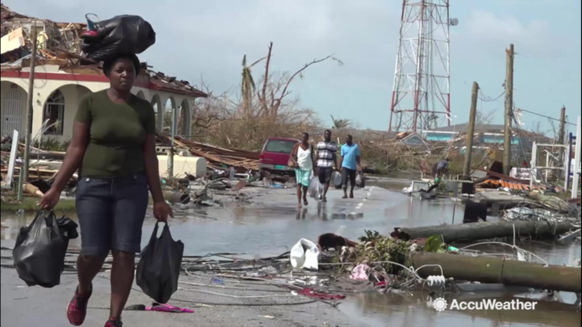 A large Haitian immigrant community in Marsh Harbour, Bahamas, was wiped away by storm surge during Hurricane Dorian. The death toll is rising and so are tempers as the situation becomes more desperate with food and water running low.