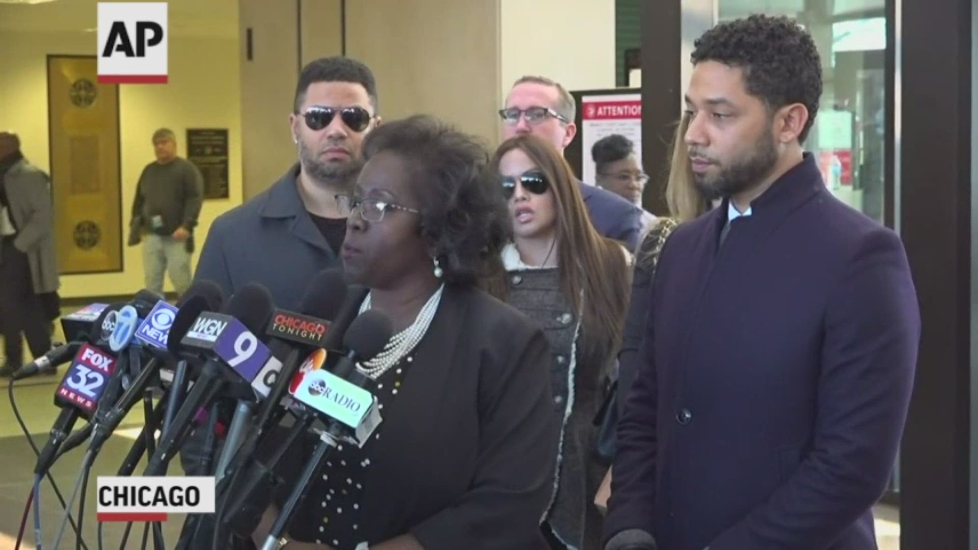 Attorneys for 'Empire' actor Jussie Smollett say charges alleging he lied to police about attack have been dropped. (AP)