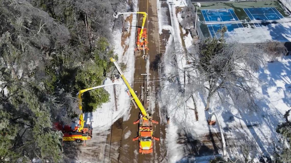 'Life-or-death': Crews in the South race to restore power, open roads before next blast of dangerous cold