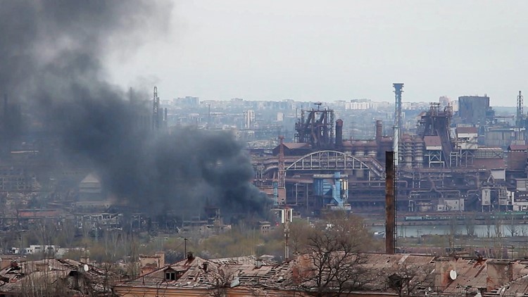 Russia storms Mariupol plant as some evacuees reach safety