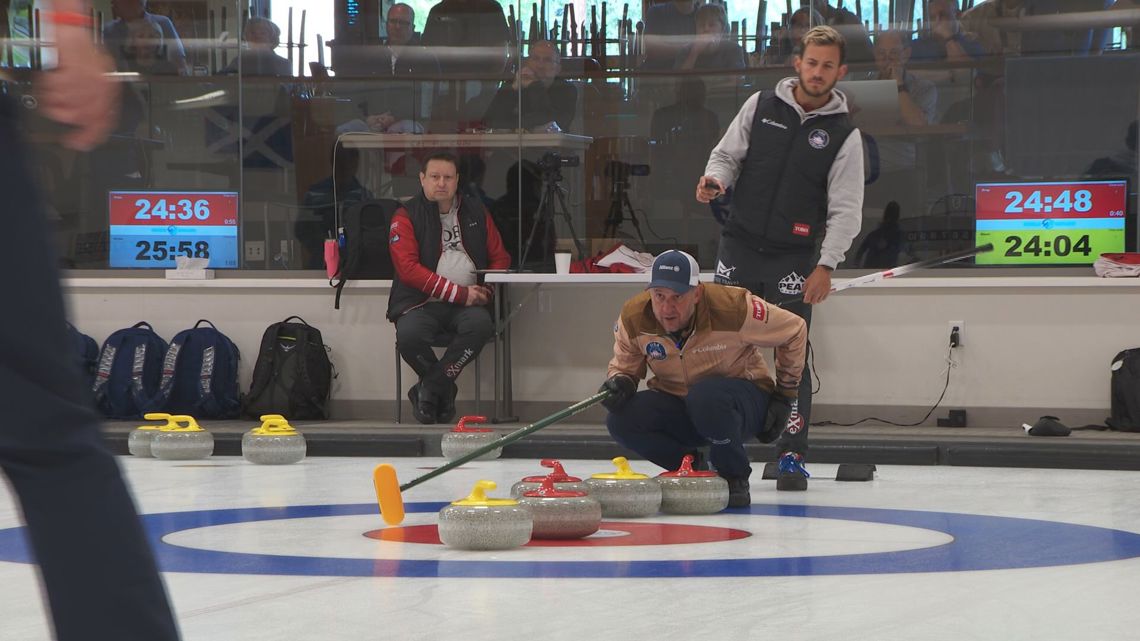 U.S. Curling Team trains at Minnesota Vikings facility ahead of 2026 Olympics