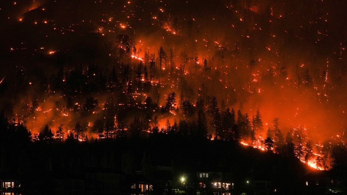 Canada wildfires: Firefighters curb fires near NW, BC cities - Vimarsana News