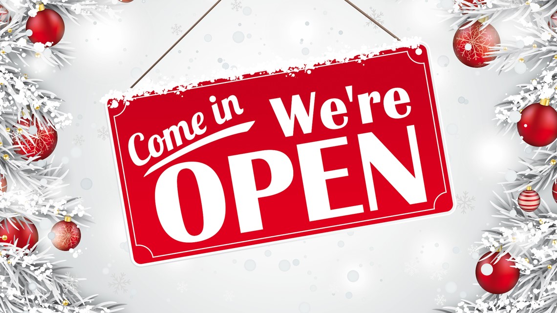 Whats Open On Christmas 2022 In 31322 Christmas 2021: What Stores Are Open? What Restaurants Are Open? |  13Wmaz.com