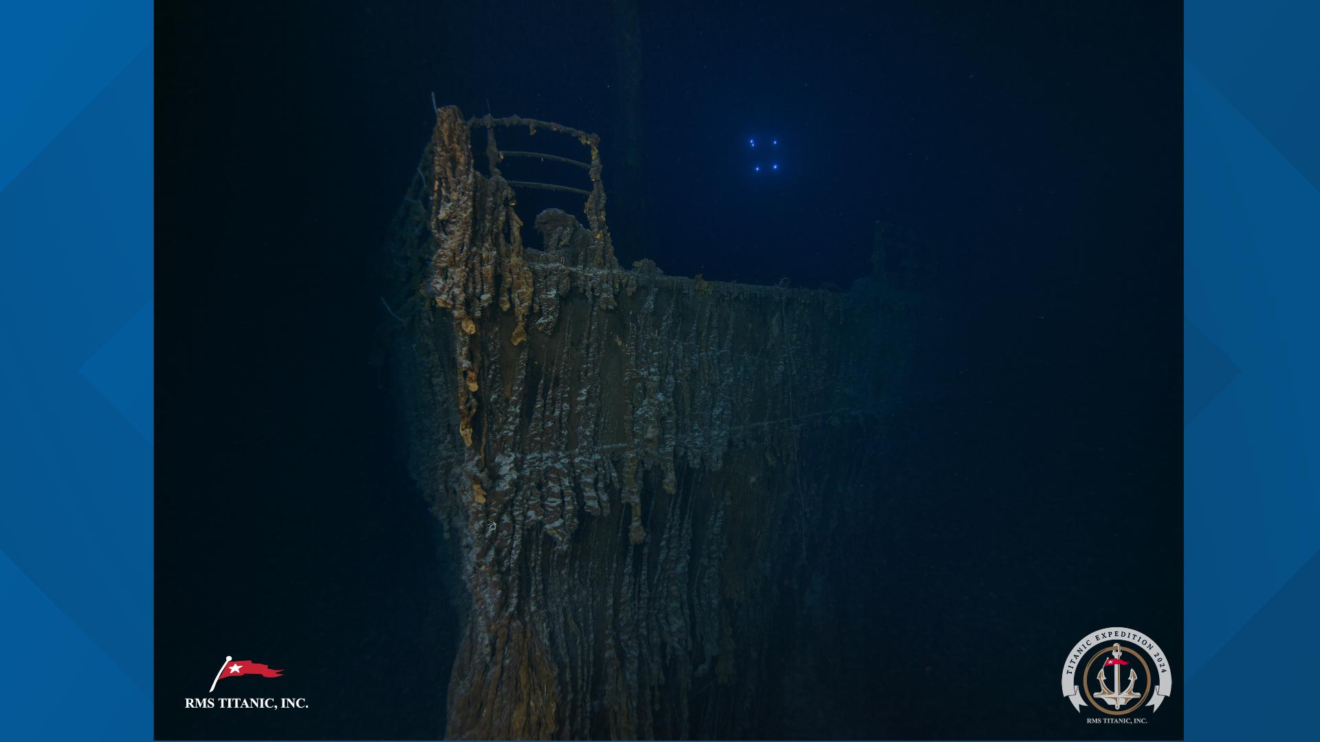 A Georgia-based company that holds the legal rights to the Titanic wreck, has completed its first trip since 2010 and released images from the expedition.