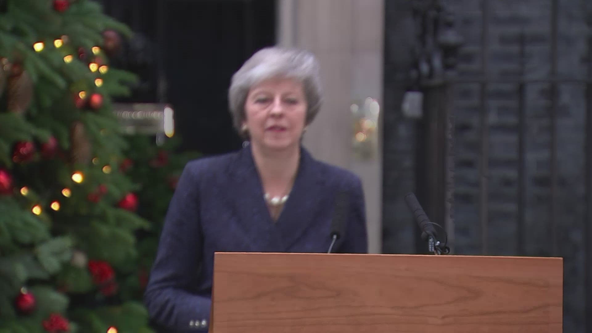 British Prime Minister Theresa May on Wednesday vowed to fight a no-confidence vote "with everything I've got", appealing to party colleagues to support her leadership. (AP)
