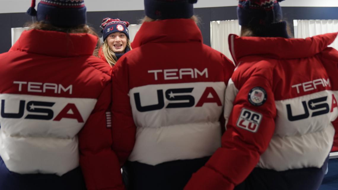 How many US athletes are at the Winter Olympics in Italy?