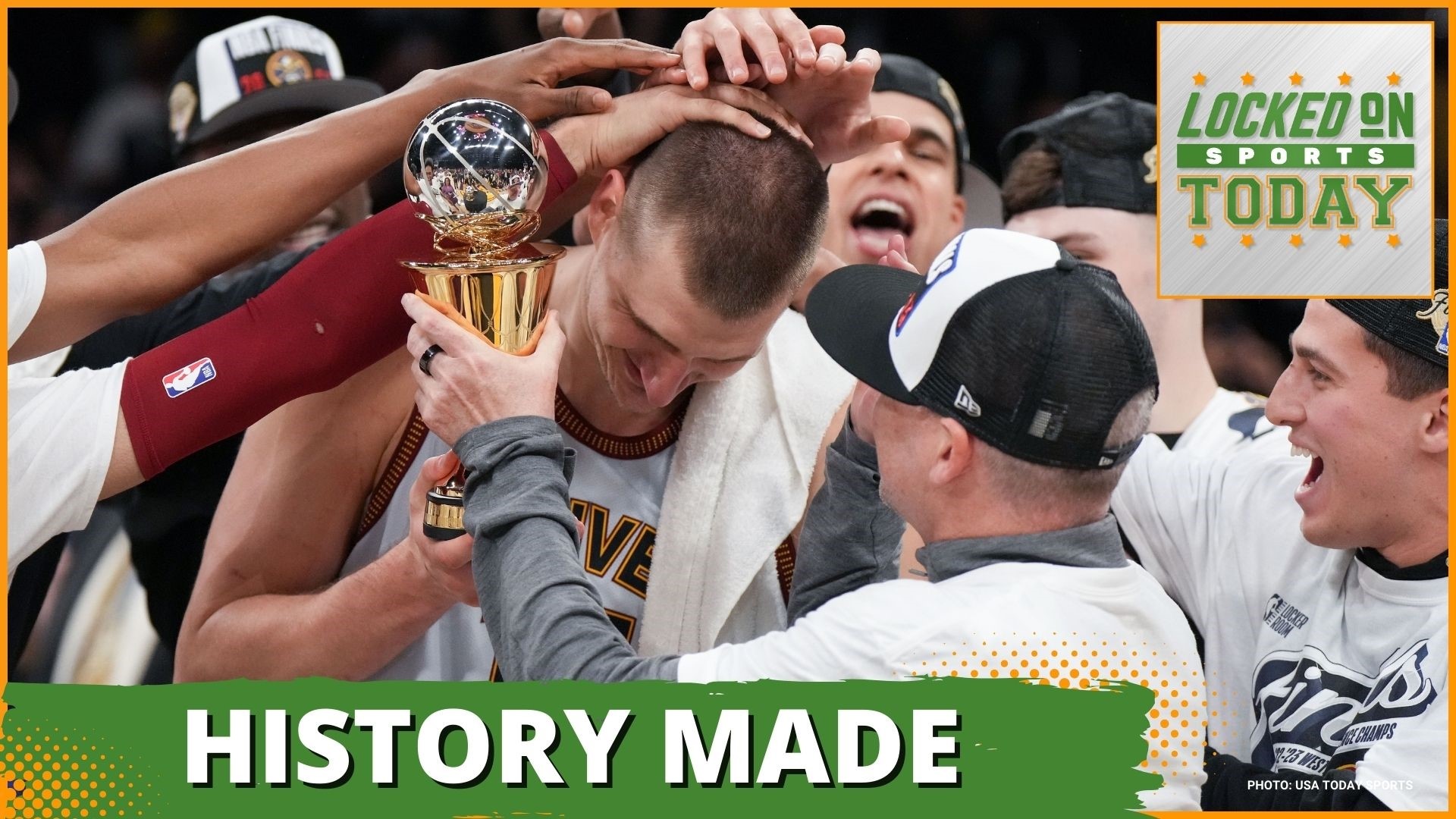 Discussing the day's top sport stories from the Denver Nuggets heading to the NBA Finals to a key roster change in the NFL.