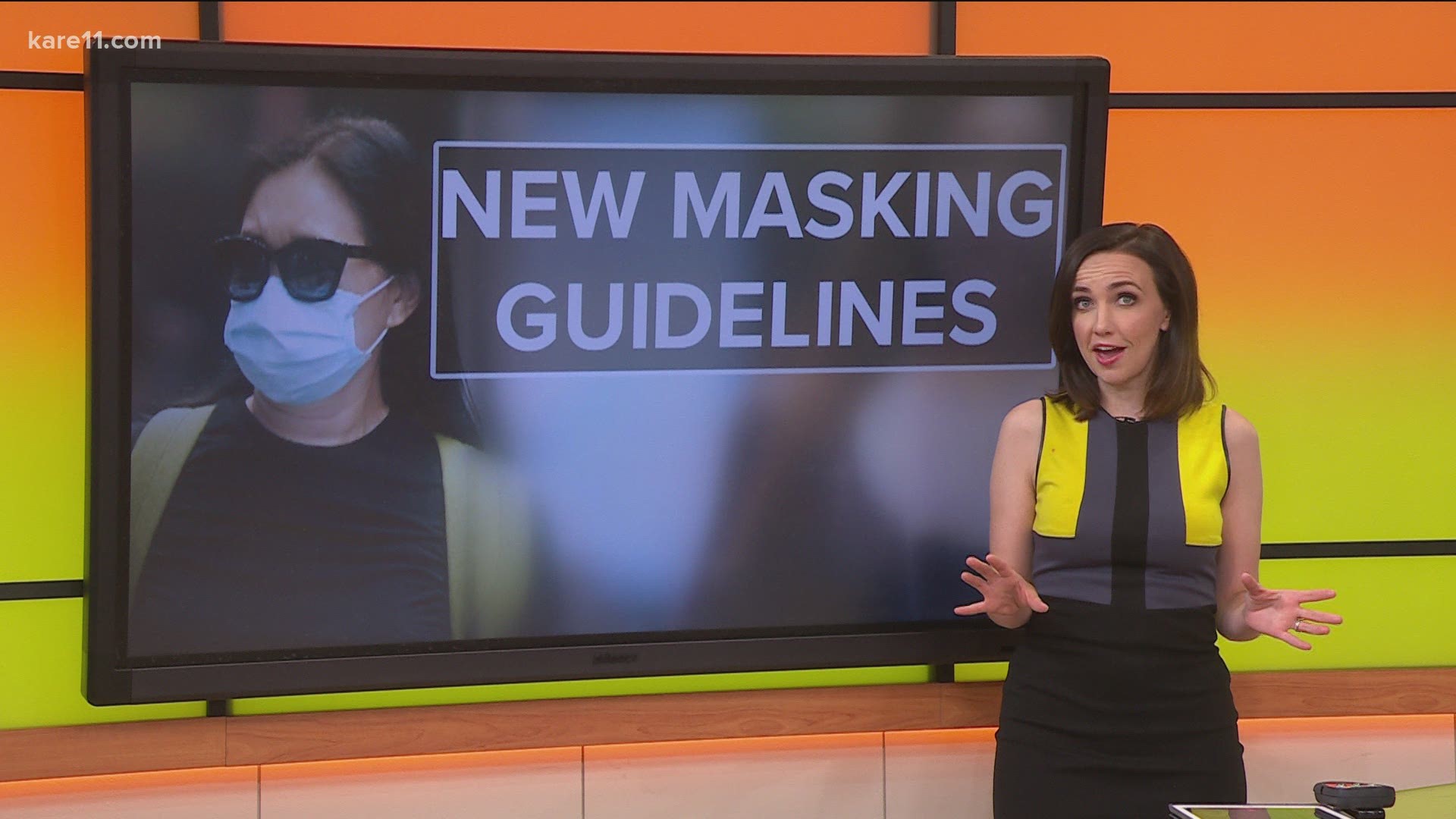 Concerns over the delta variant are cited as a reason for asking Americans to put the mask back on in some indoors settings.