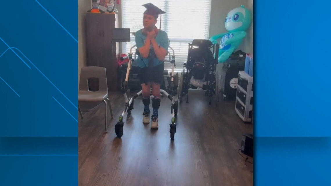 'The goal has always been that he would walk' | Killeen family pushes for senior to walk across stage at graduation