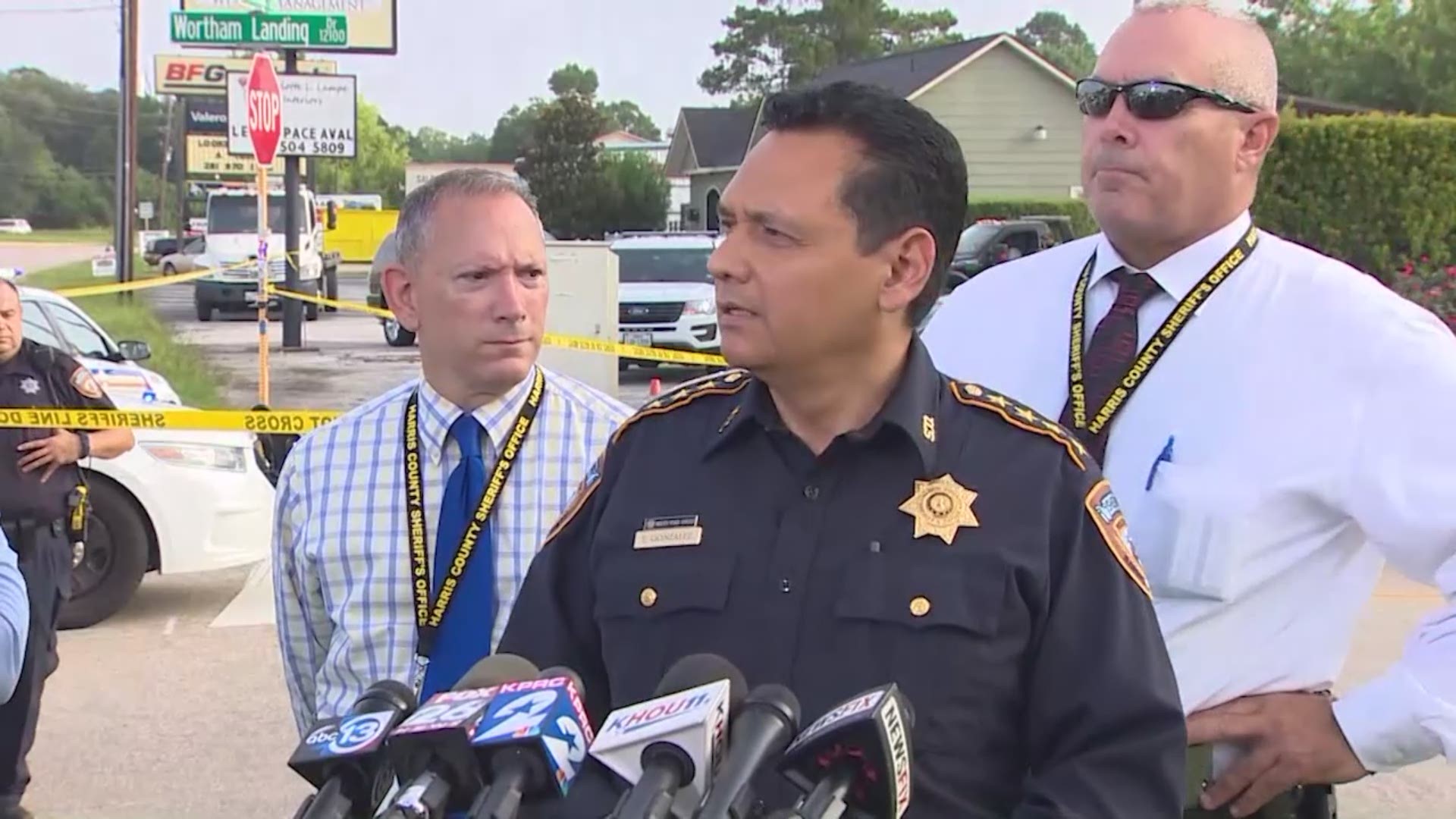 Harris County Sheriff Ed Gonzalez address the media Tuesday morning following the arrest of Jose Gilberto Rodriguez.