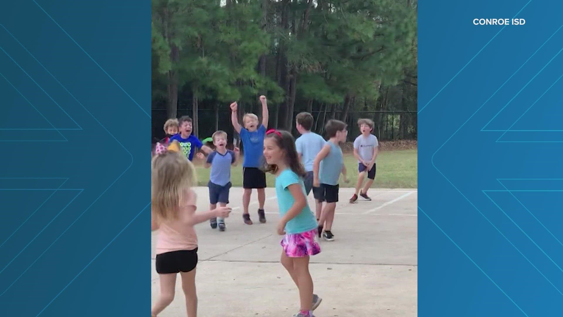 According to his parents, Andrew, who lives with Down Syndrome, works to create creative shots based on a series of videos posted under "Dude Perfect."