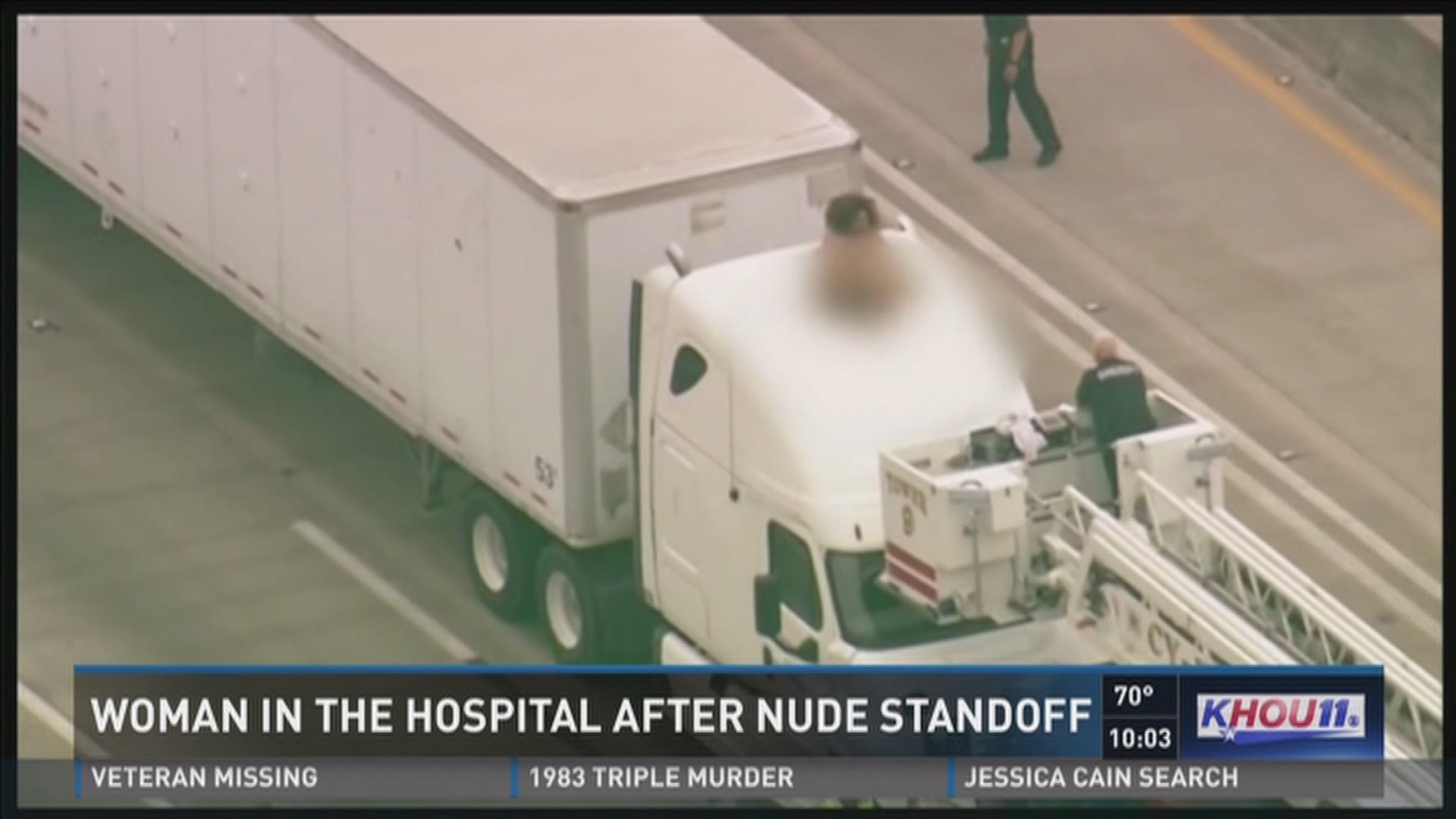 Naked dancing woman shuts down Highway 290 | 13wmaz.com