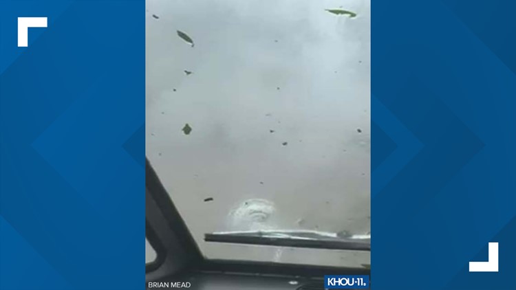 Crazy video! Texas postal worker rides out a tornado in his truck