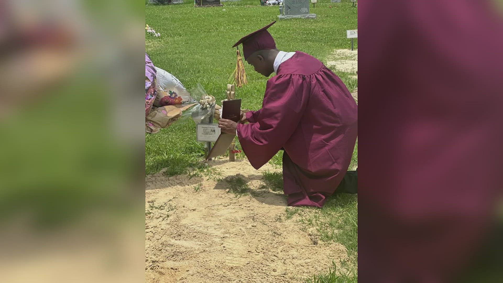 DeShawn Martin lost his mom Trenisha Freeman to diabetes. He felt lost without her, but he continued to push through his grief to reach his goal of graduating.