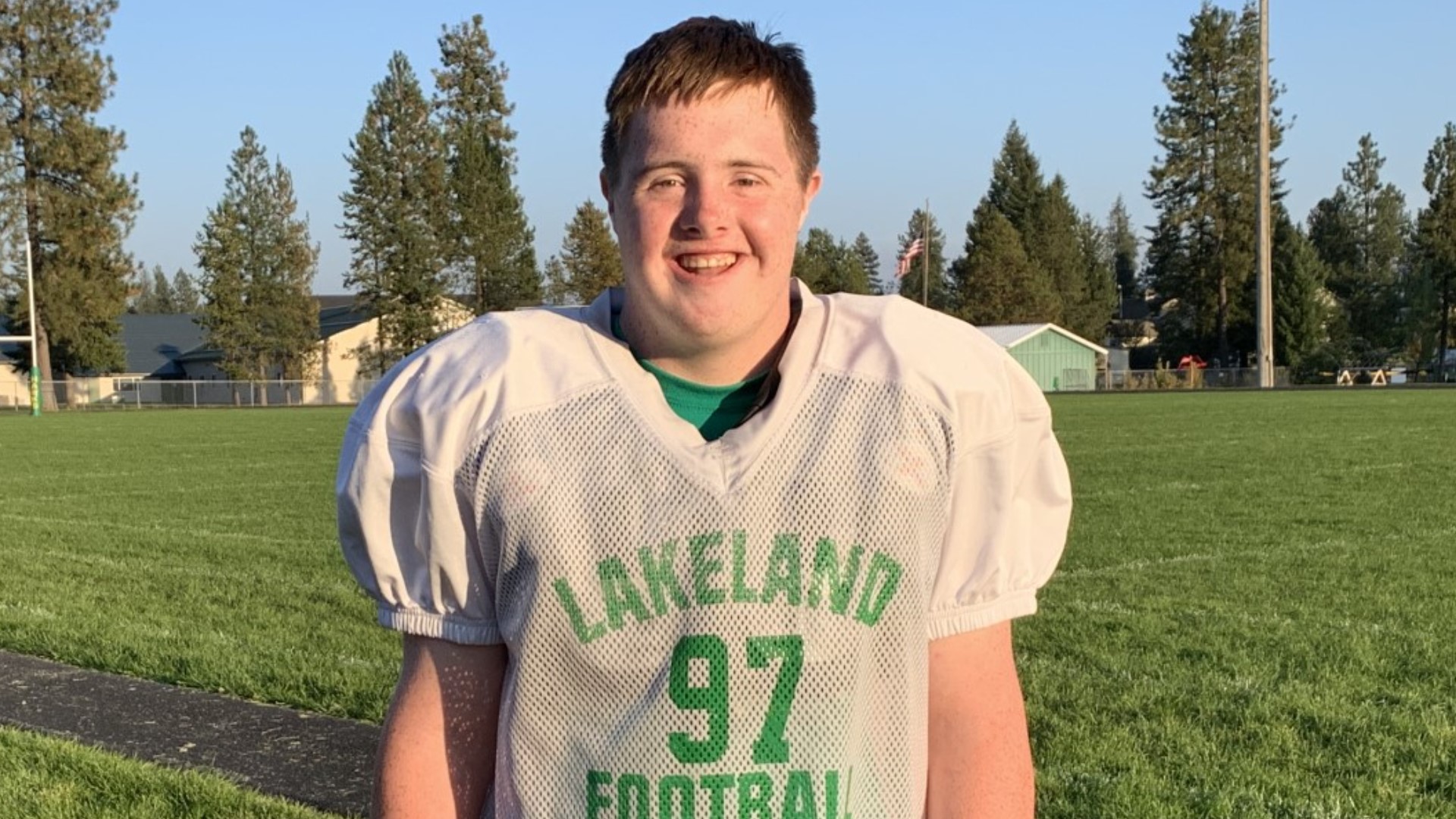 Colin has loved football from a young age, and he wasn't ever going to let his disorder stop him from doing what makes him happy.