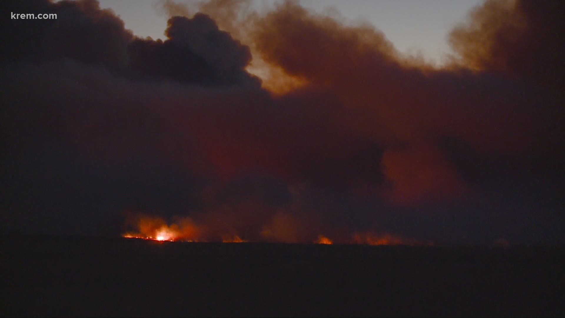Whitney Fire burning near Davenport updates from 11 p.m. on September 7, 2020