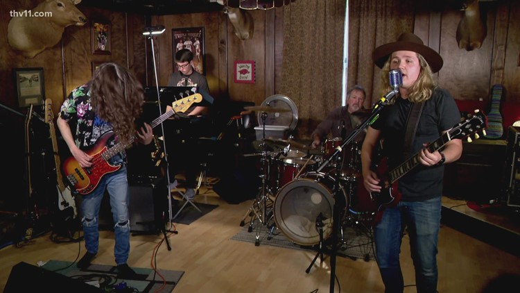 Arkansas teenage rock band with 63-year-old drummer pay tribute to favorite musicians