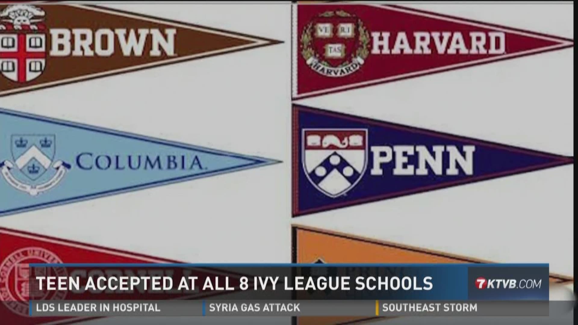 Teen Accepted To All 8 Ivy League Schools 13wmaz Com