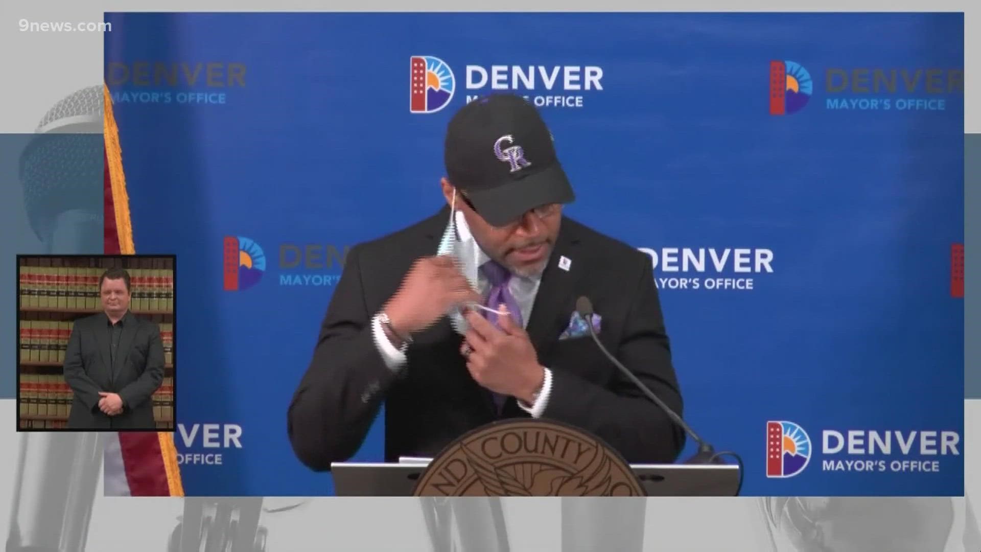 Denver's mayor and Colorado's governor said they expect a full stadium for the July 13 game at Coors Field.