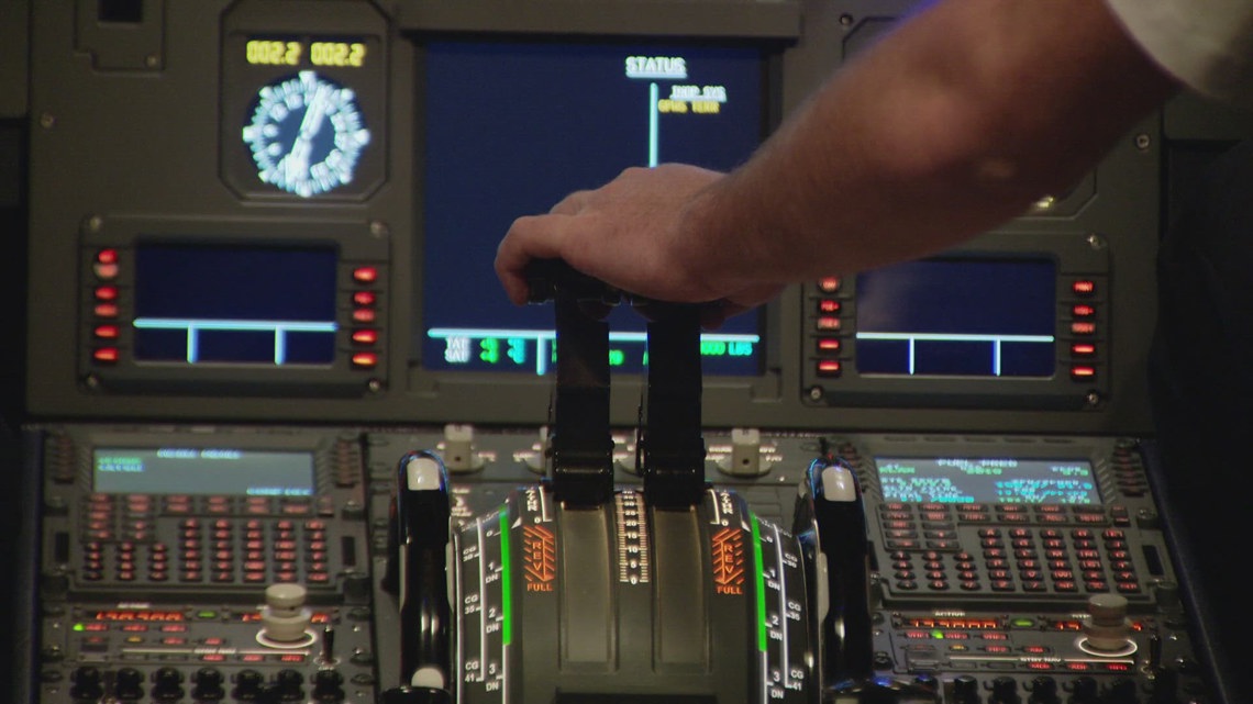 When a person walked across the Denver airport runway during takeoff, the pilots had to act fast