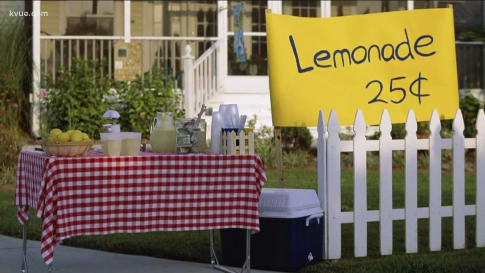 In a tweet posted Monday night, Abbott said they had to pass the law because police in Texas were shutting down lemonade stands all over the state.