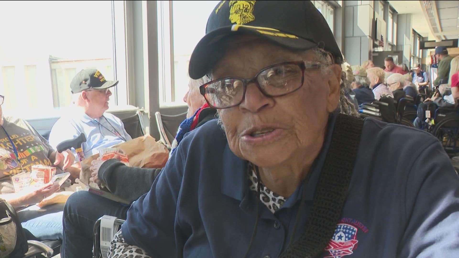 An all-female honor flight took off from Austin on Friday.