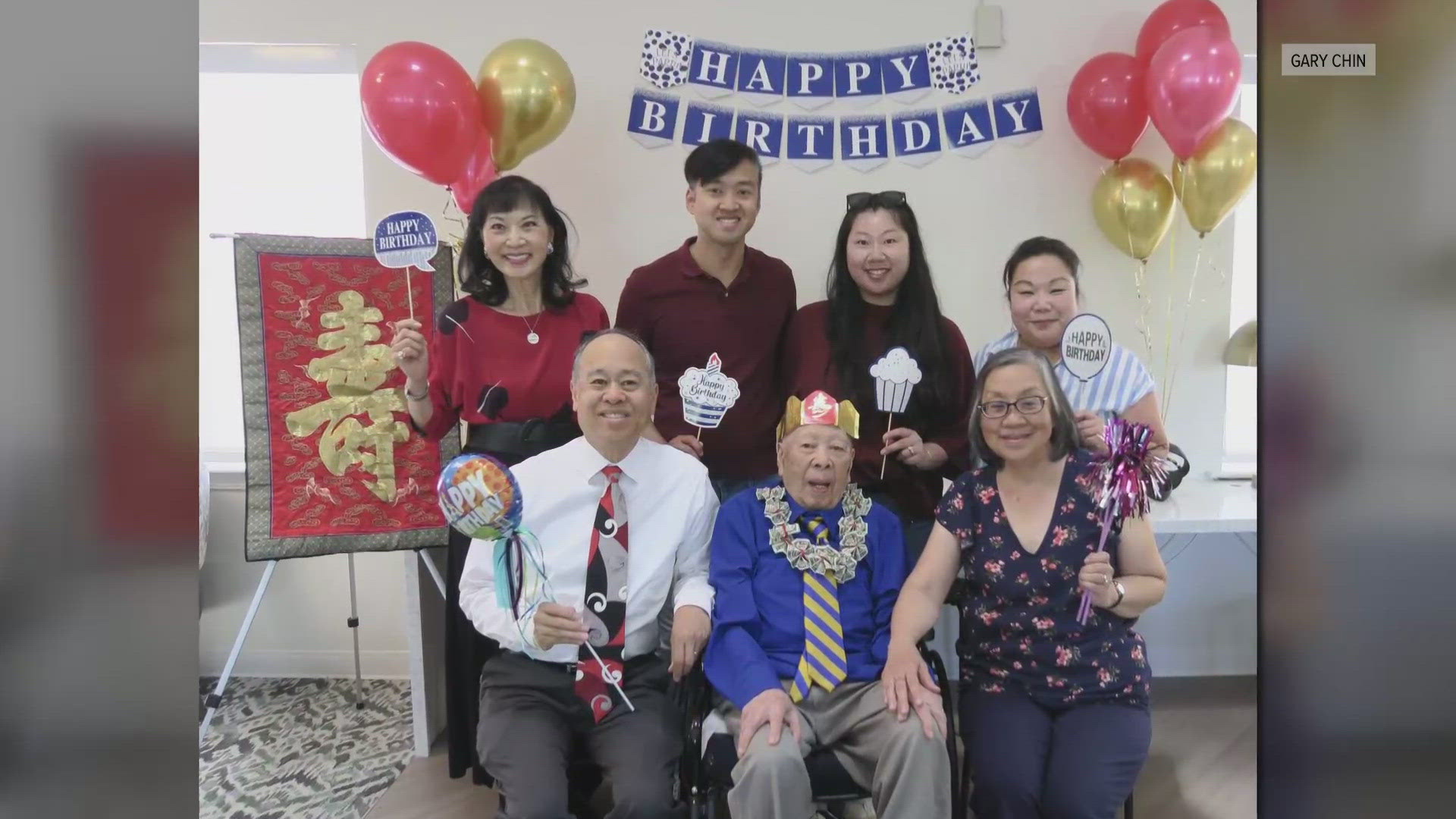 Tommy Chin celebrates his 105th birthday in Elk Grove