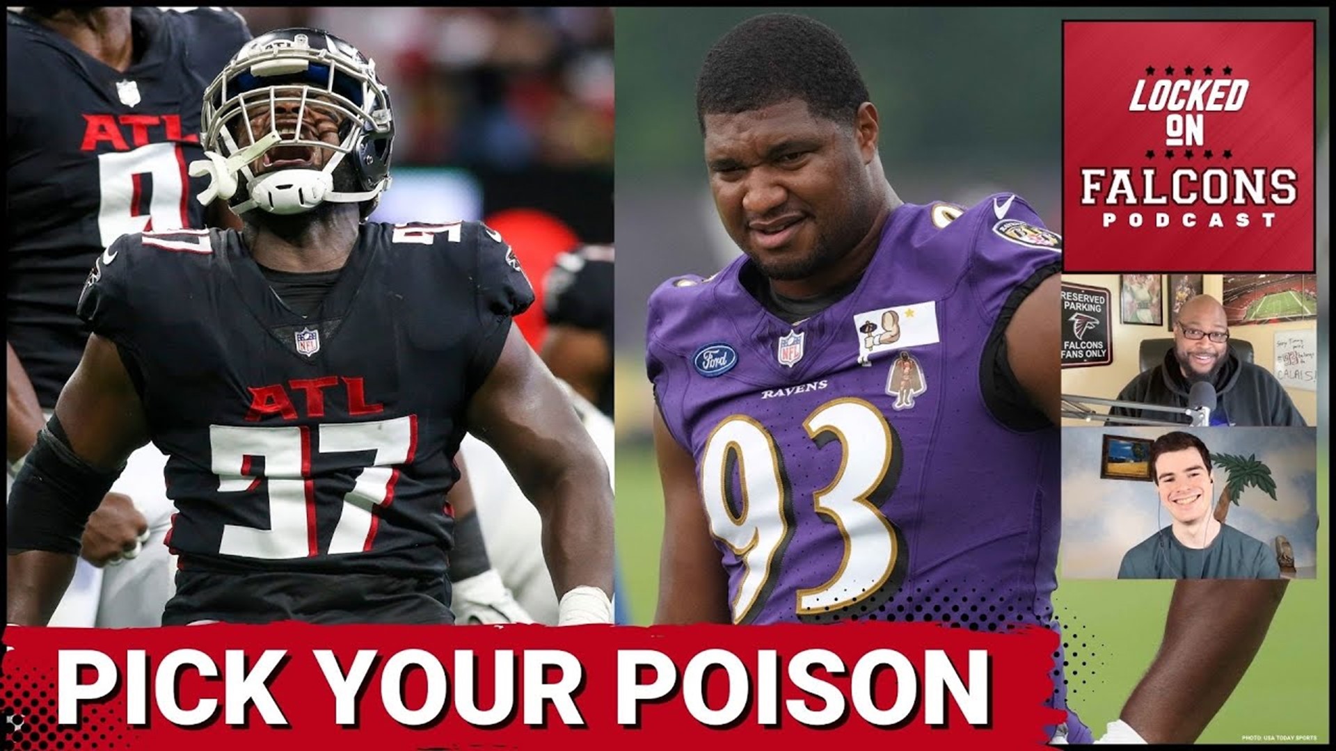Will Atlanta Falcons be impossible to block with both Grady Jarrett and Calais Campbell?