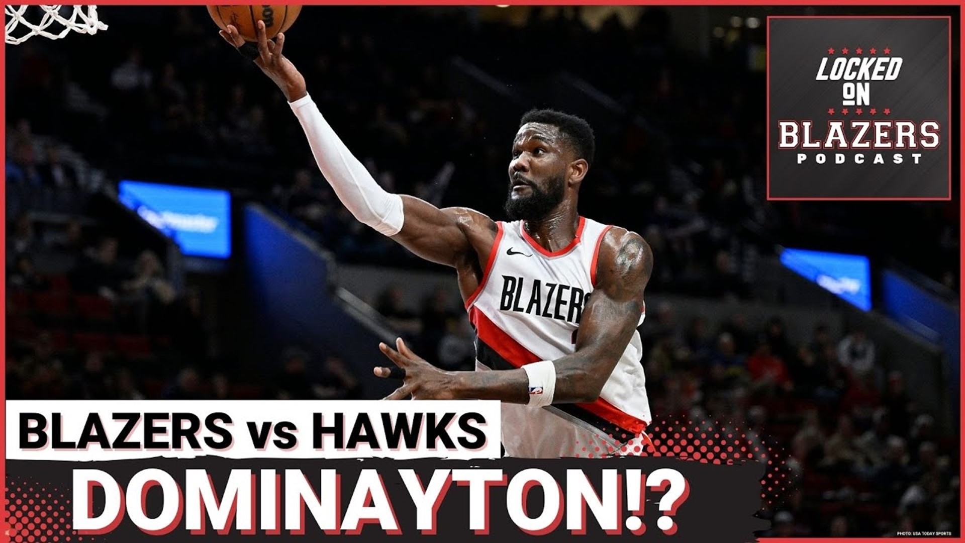 Deandre Ayton dropped 33 and 19, Anfernee Simons had 36, 8 and 7 and the Portland Trail Blazers held off the Atlanta Hawks in the closing seconds.