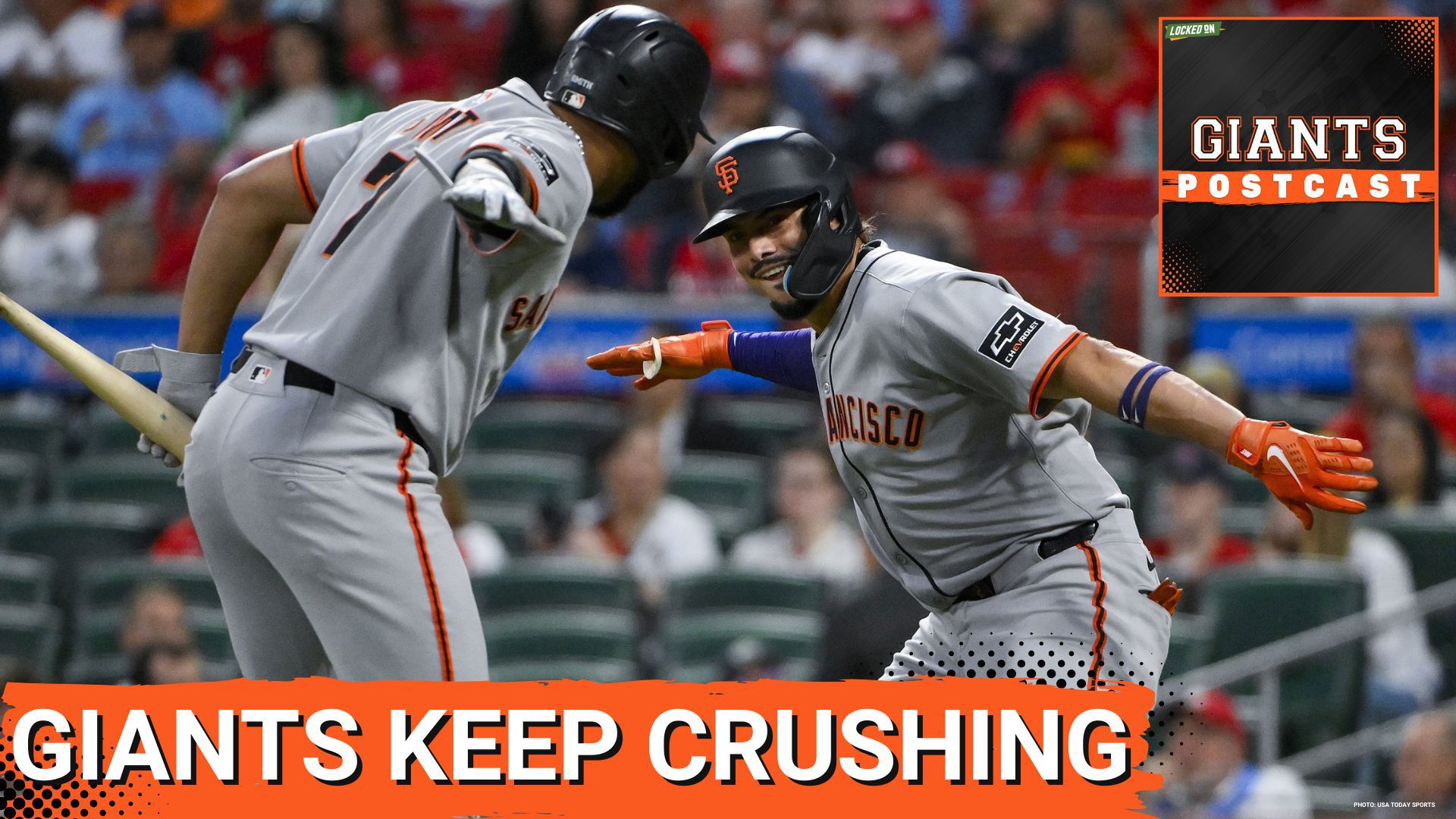 GIANTS POSTCAST: GIANTS KEEP CRUSHING HOMERS, Beatdown Cardinals