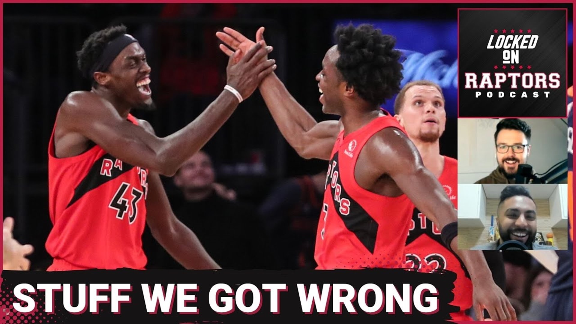 In Episode 1620, Sean Woodley is joined by Vivek Jacob (Sportsnet, Raptors in 7) to eat some crow and perform some mea culpas