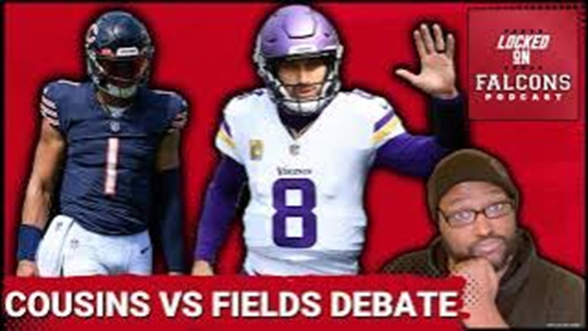 The Atlanta Falcons will have to debate on who their next quarterback will be, and it may come down to either Minnesota Vikings QB Kirk Cousins or Justin Fields?