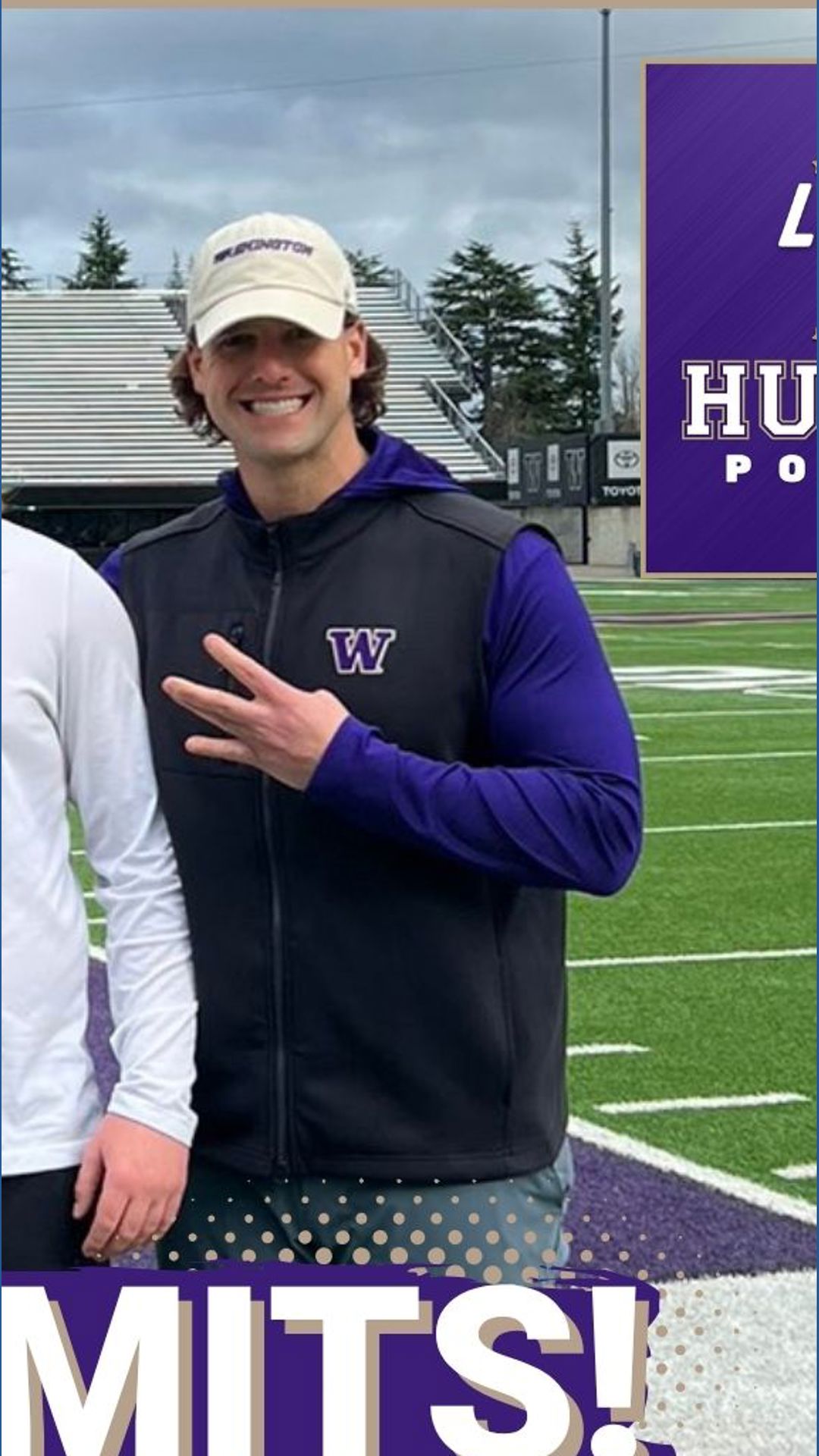 Washington Huskies Land TOP OL TARGET Reis Russell Over Georgia ...