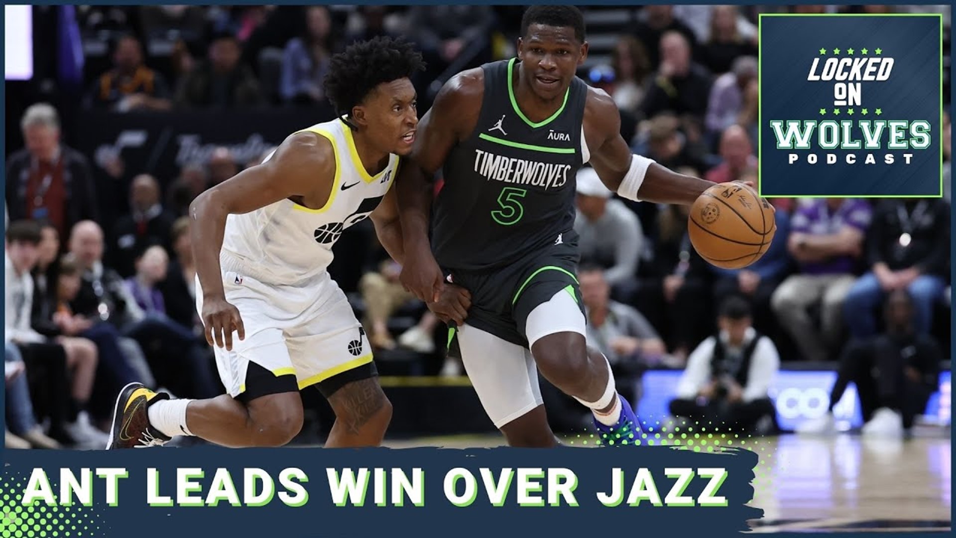 Anthony Edwards does it all as Minnesota Timberwolves shoot their way past the Utah Jazz