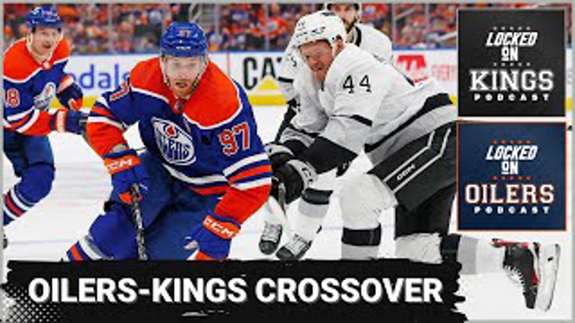 The Stanley Cup playoffs are through 4 games for the LA Kings and Edmonton Oilers. On this special crossover episode Nick Zararis joins to talk about the series.