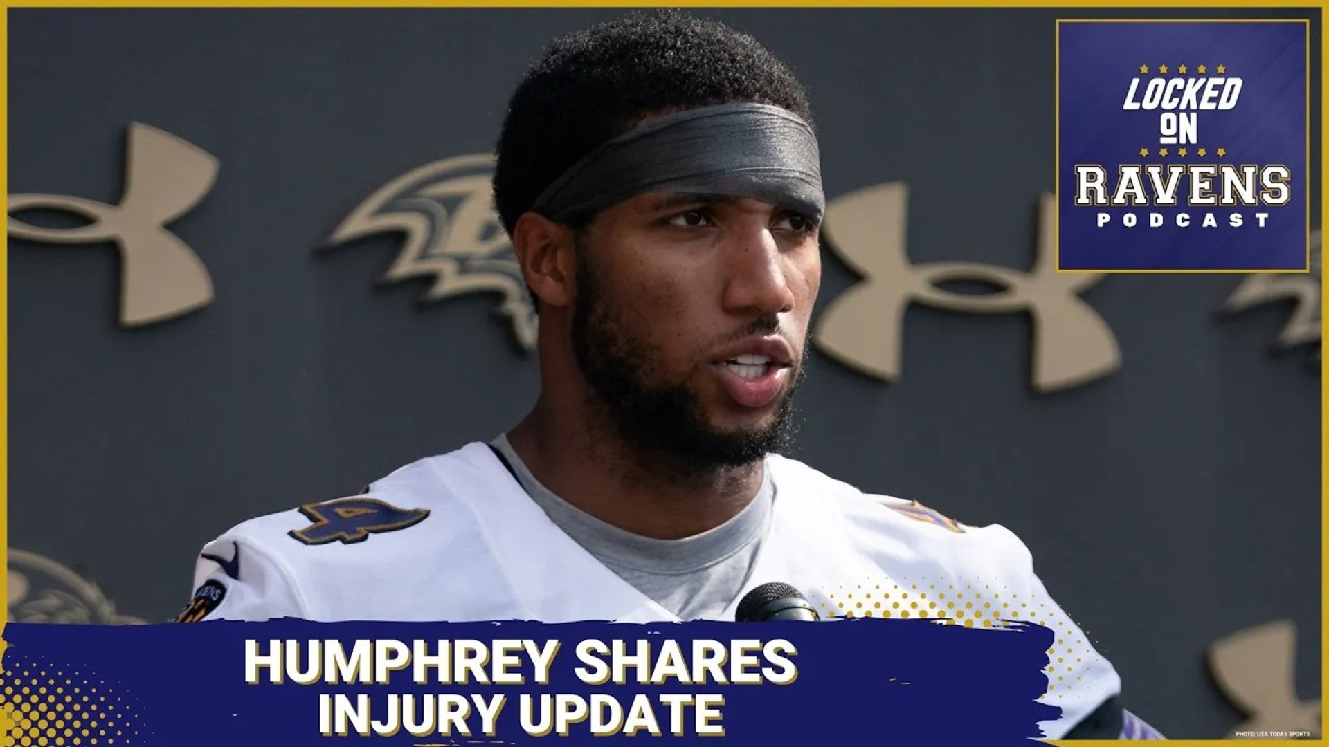We discuss the injury update that Baltimore Ravens cornerback Marlon Humphrey shared about himself as well as the reasons for his early absences with Qadry Ismail.