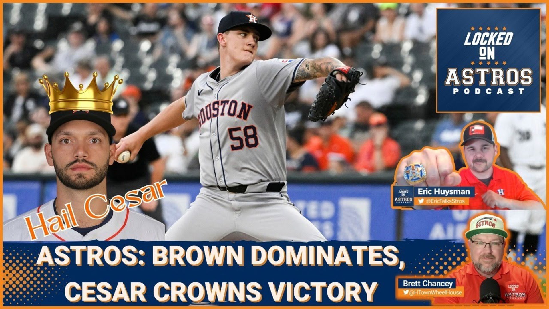 Astros: Hunter Brown dominates, as Cesar Crowns Victory