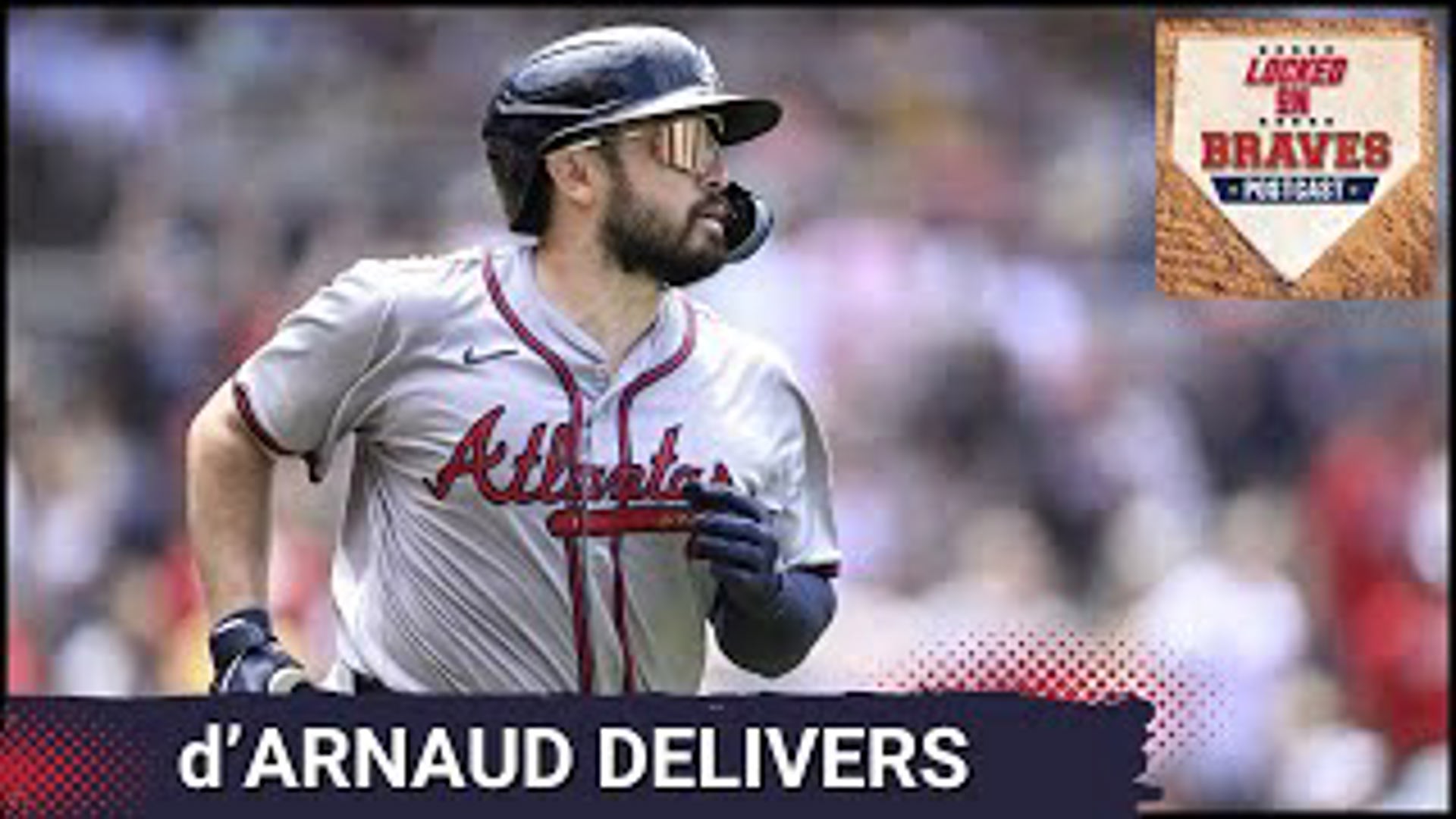 Travis d'Arnaud clubbed a pair of home runs as the Atlanta Braves took a series from the San Diego Padres to close out the first half of the season.