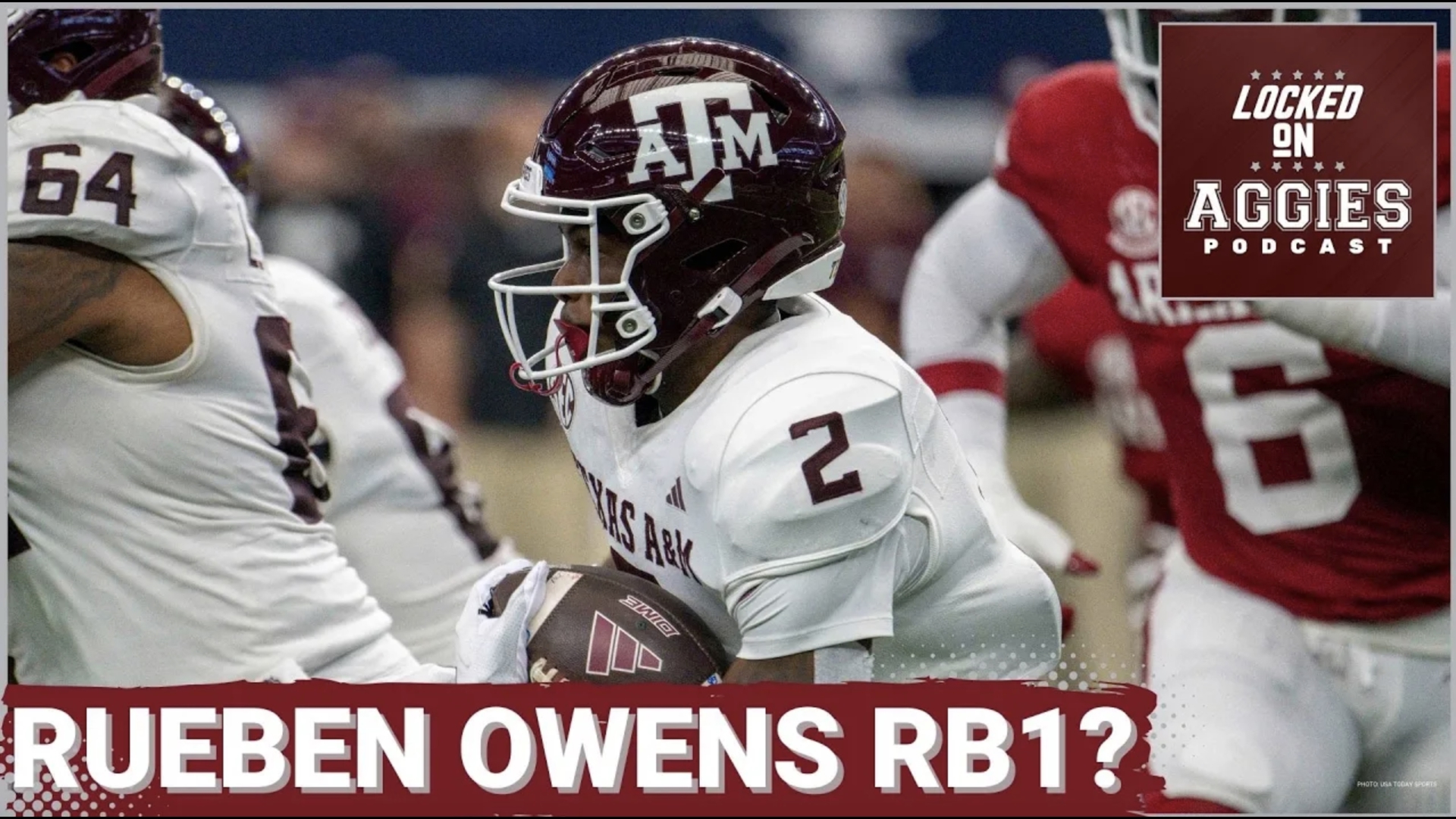 On today's episode of Locked On Aggies, host Andrew Stefaniak talks about who will be running back for the Texas A&M Aggies.