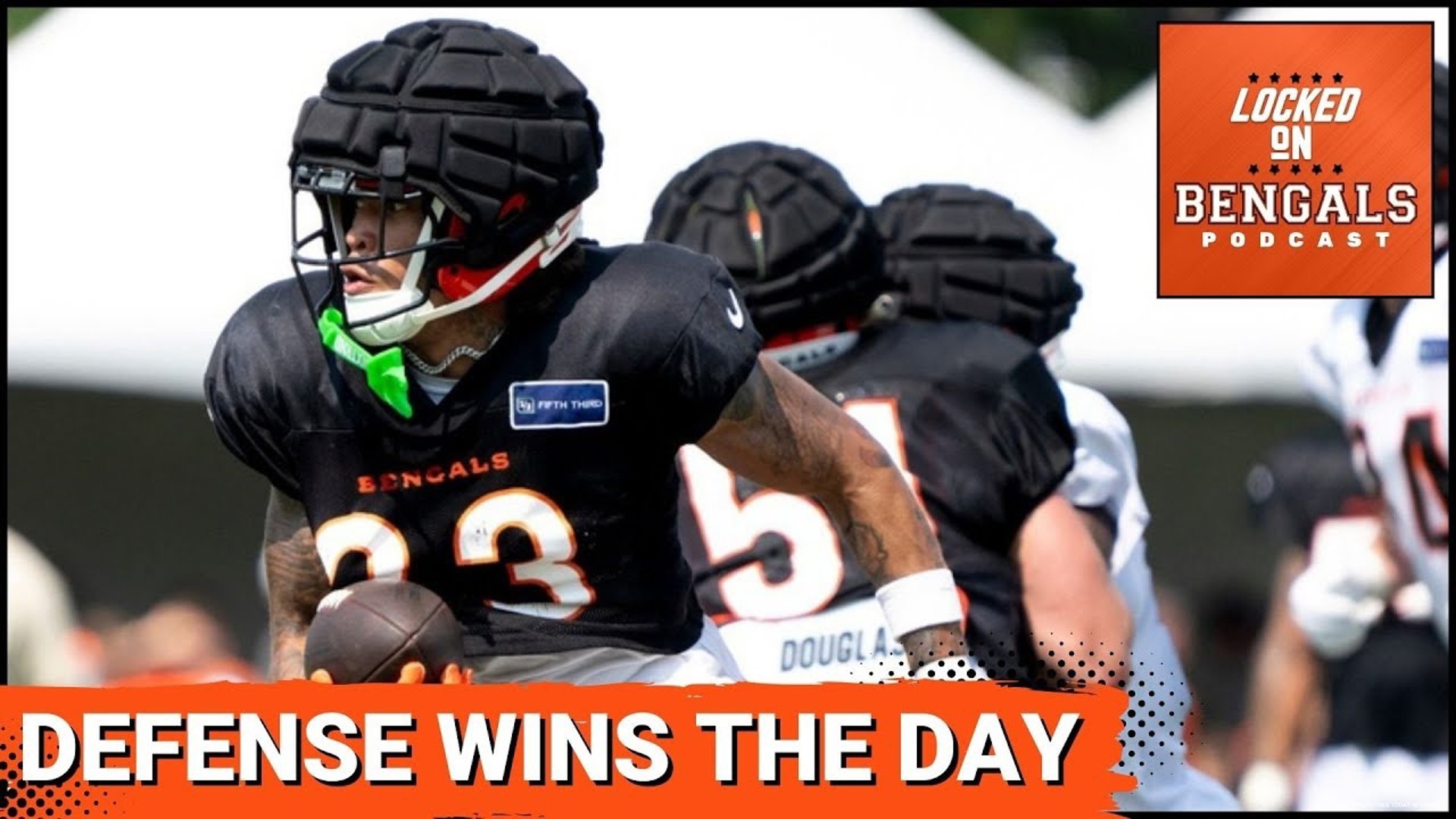 The Cincinnati Bengals' defense won the day on Sunday with Geno Stone and Daijahn Anthony making big plays during the team period.