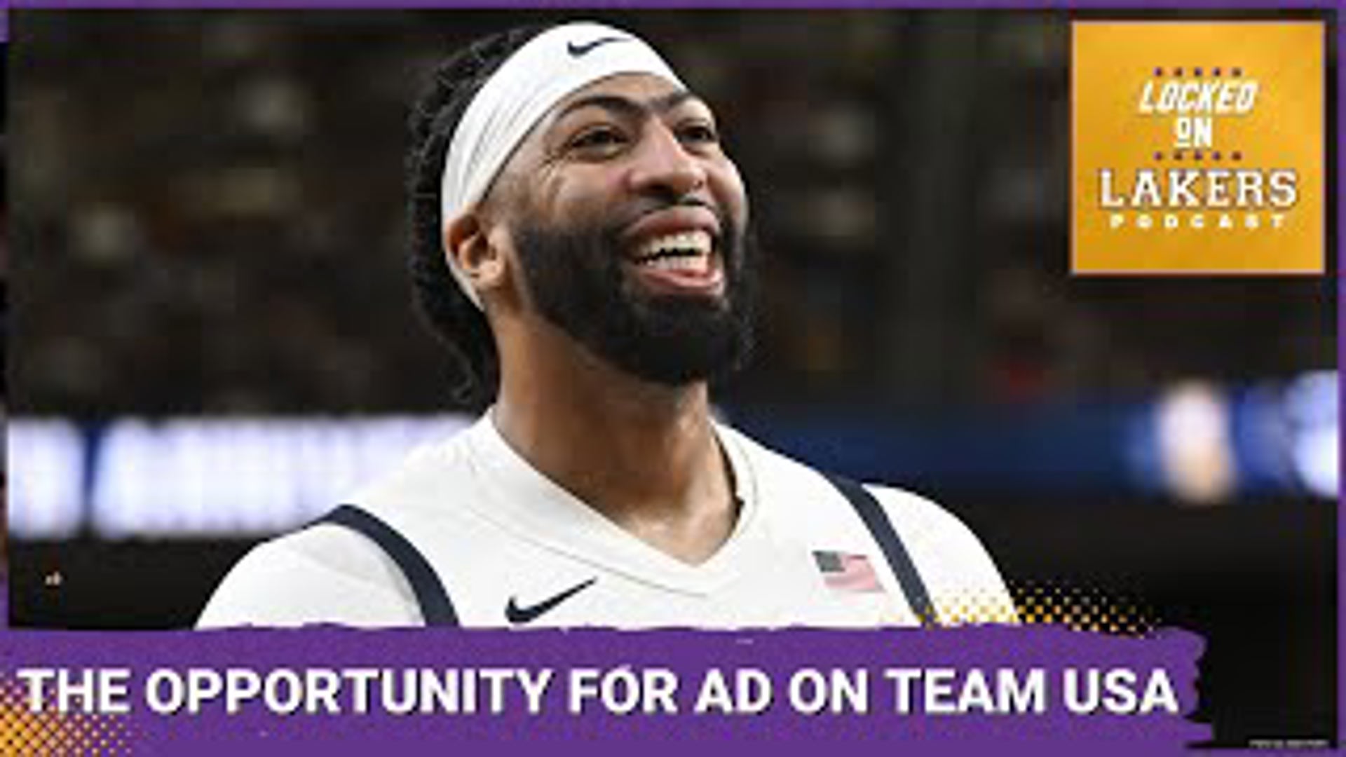 Well, if Anthony Davis and LeBron James are going to play in the Olympics - scaring many Lakers fans in the process - they might as well look good.