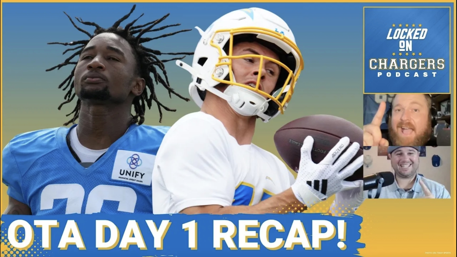 The Chargers opened up OTAs and Justin Herbert was finding his new receiver Ladd McConkey early and often.