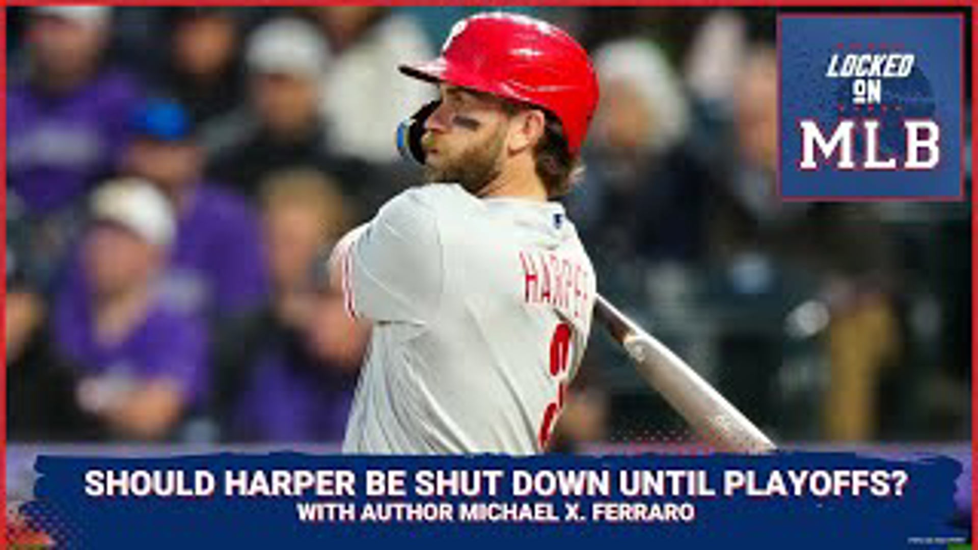 The Phillies are looking ready to win the Division Title. But there are some cracks in their armor. Should Bryce Harper be shut down for a few days to get healthy?