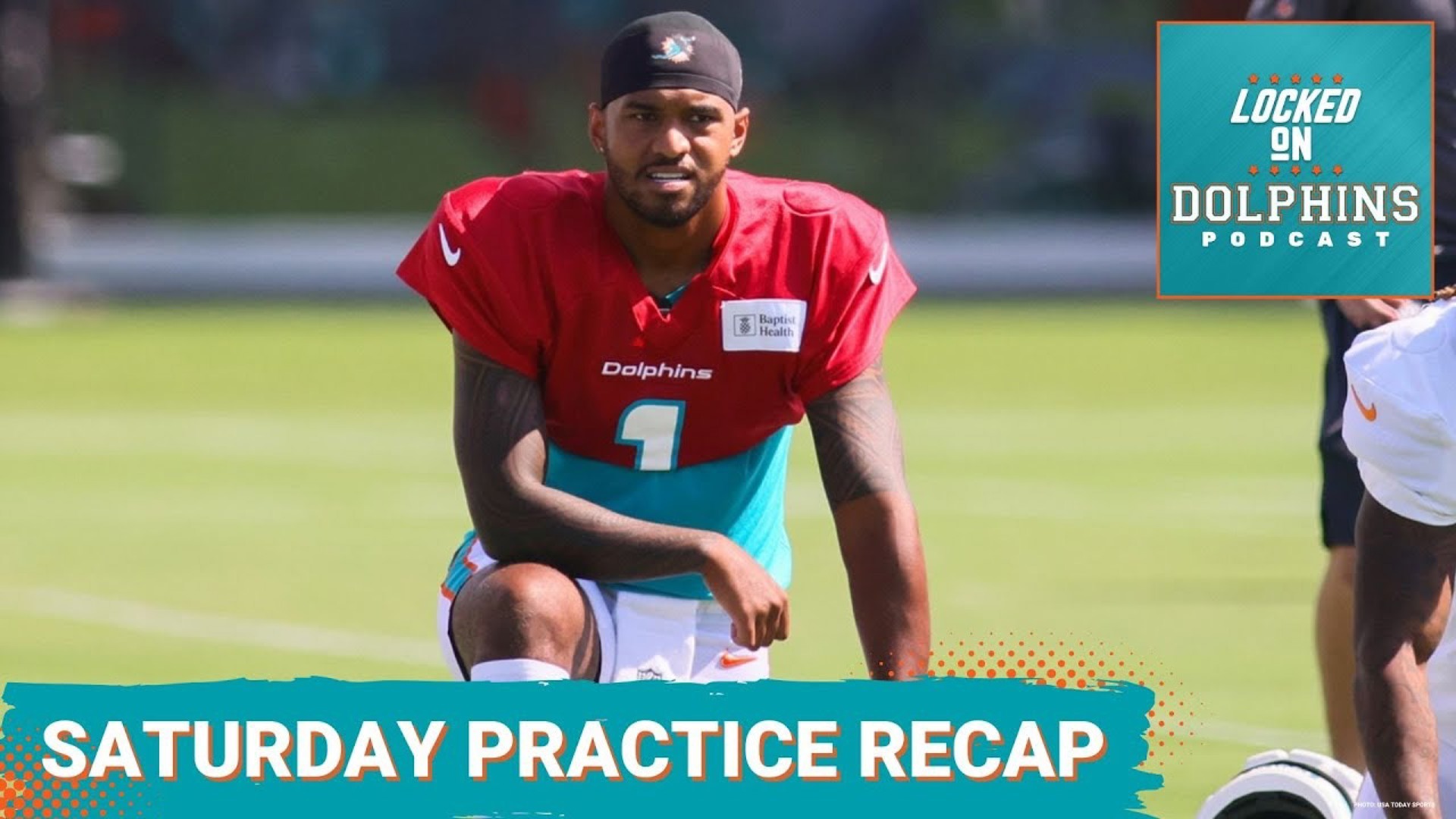 The Dolphins' Saturday practice was closed to the public due to questionable weather but the team still got the work in to wrap this week at training camp.