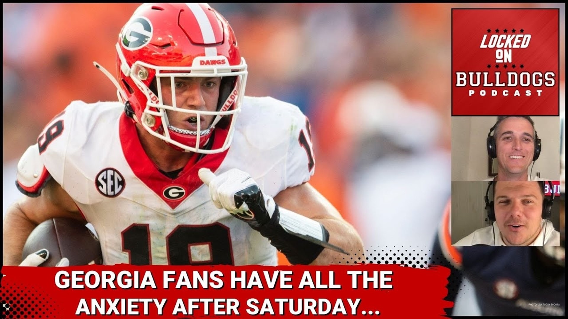 The University of Georgia Bulldogs fans await news after star TE Brock Bowers exited Saturday's game with an injury.