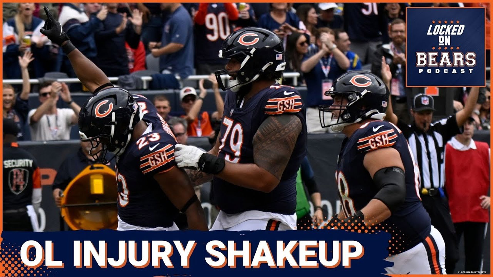 The Chicago Bears offensive line struggled against the Washington Commanders, and that was before the injuries started setting in.