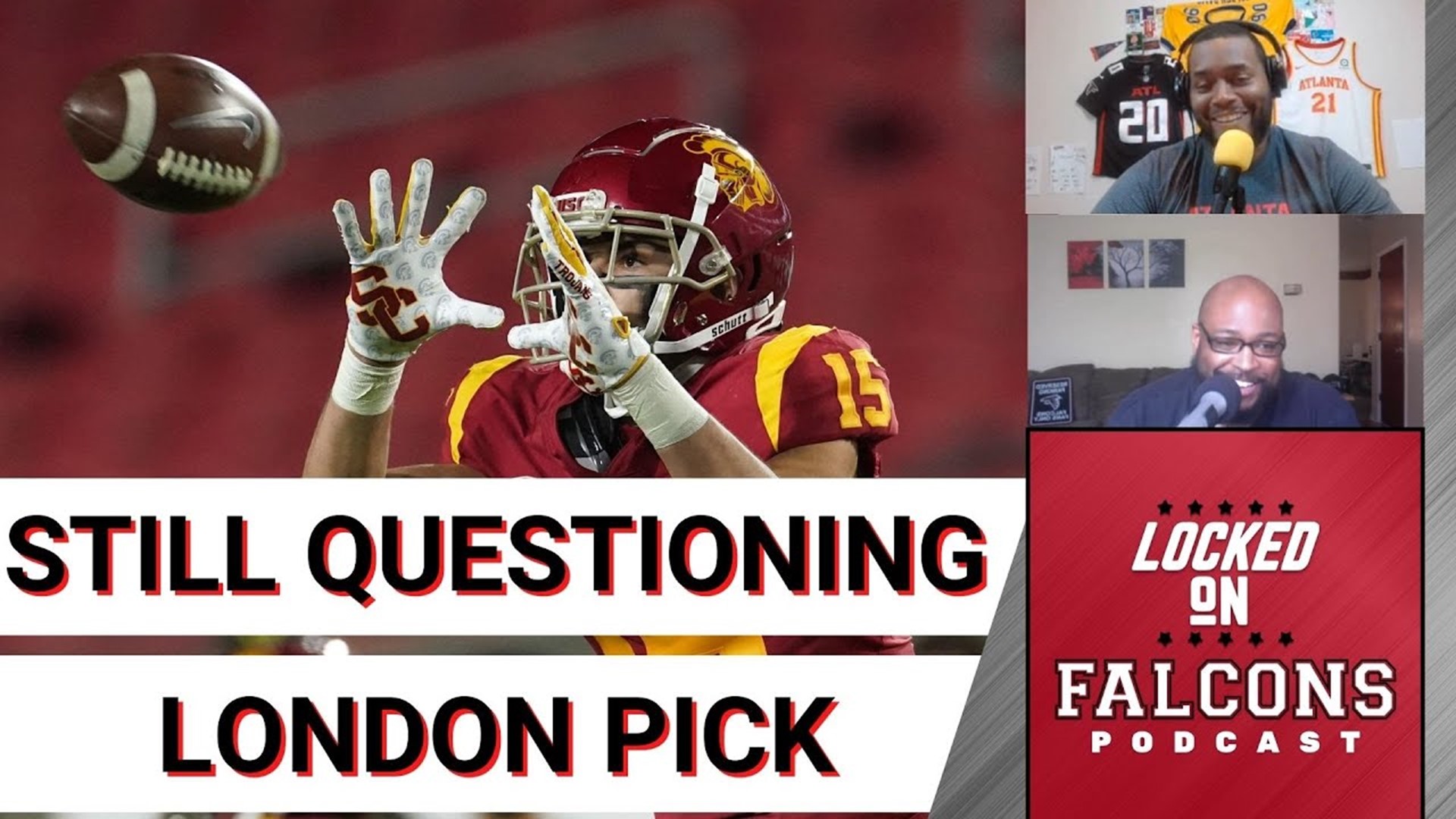 Atlanta Falcons Drafting Drake London Raises Concerns Over Rebuild: Draft  Recap With Jarvis Davis