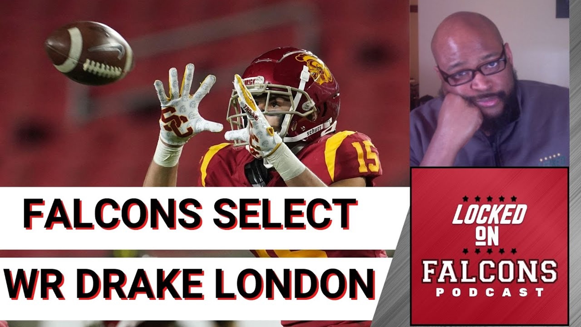 Another Receiver?!? Atlanta Falcons Select USC's Drake London: 2022 NFL Draft Day 1 Reaction