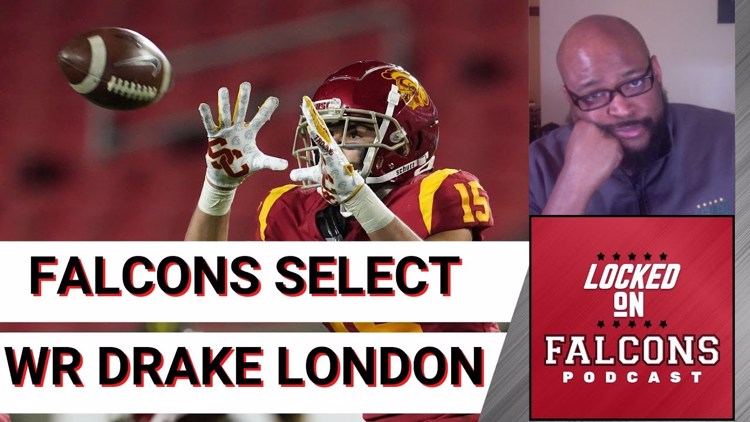 Another Receiver?! Atlanta Falcons Select USC's Drake London: 2022 NFL Draft Day 1 Reaction