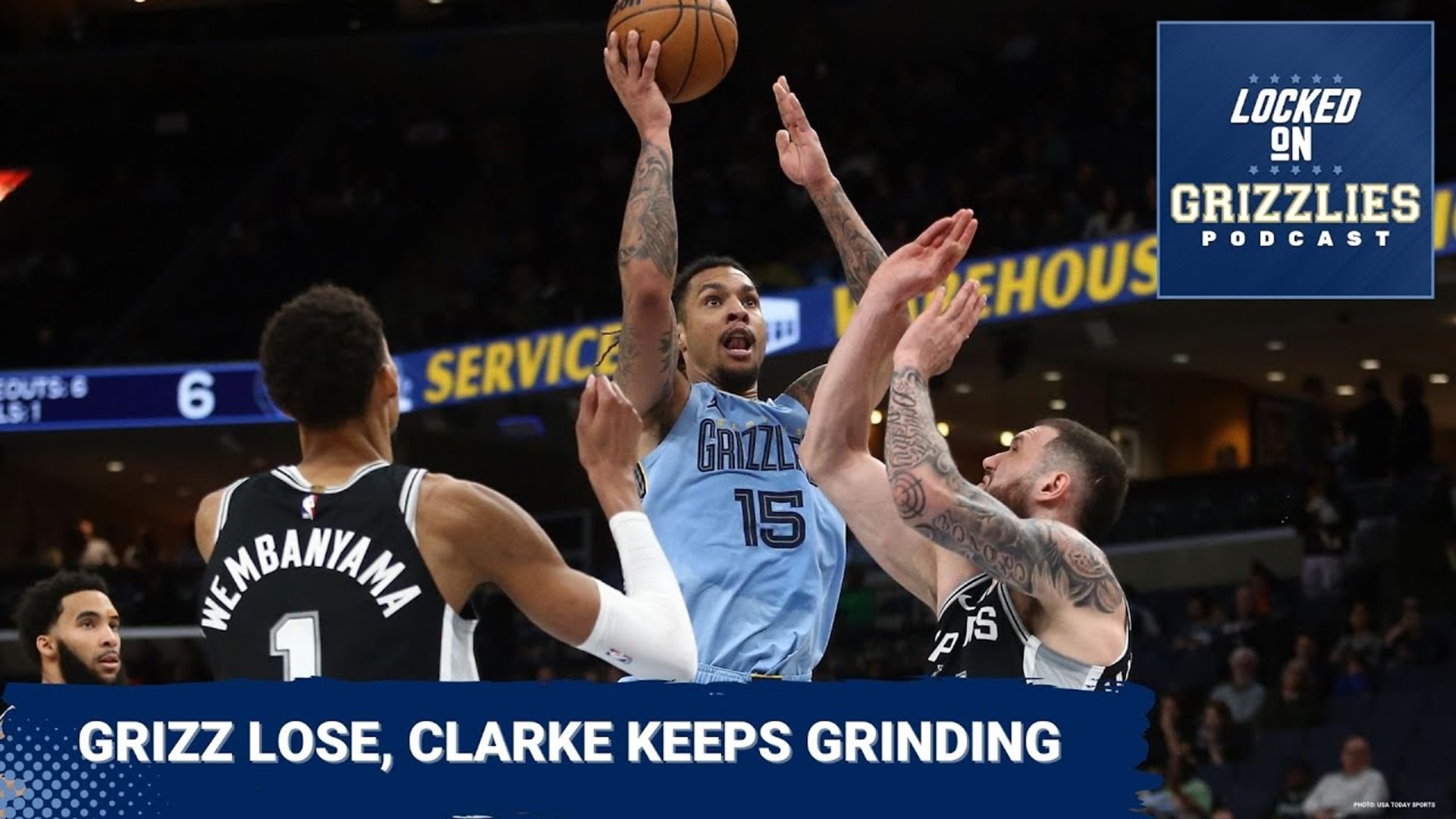 Memphis Grizzlies winning streak over Spurs ends - but Brandon Clarke's strong return continues